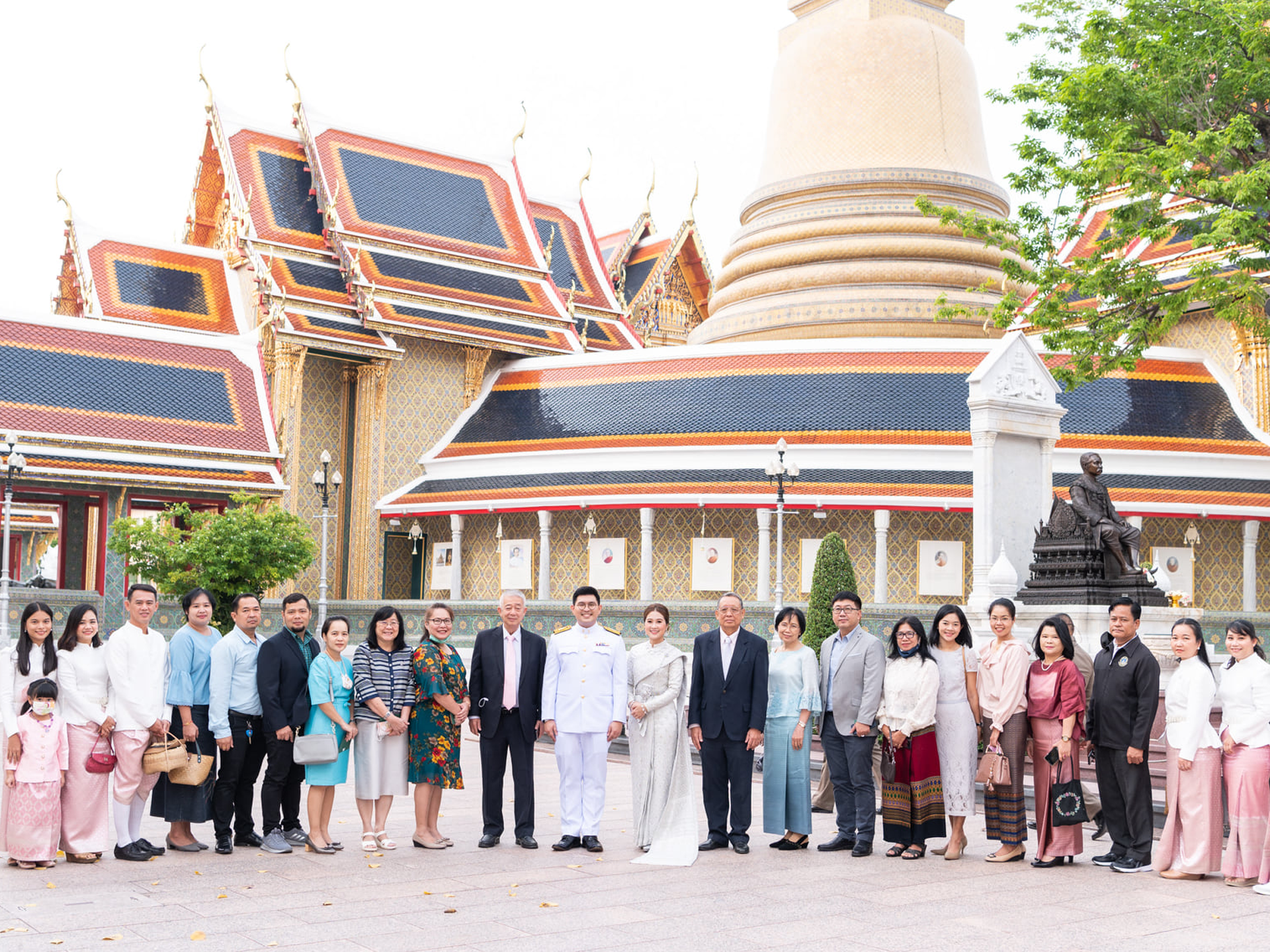 พิธีมงคลสมรสที่จัดในวัด